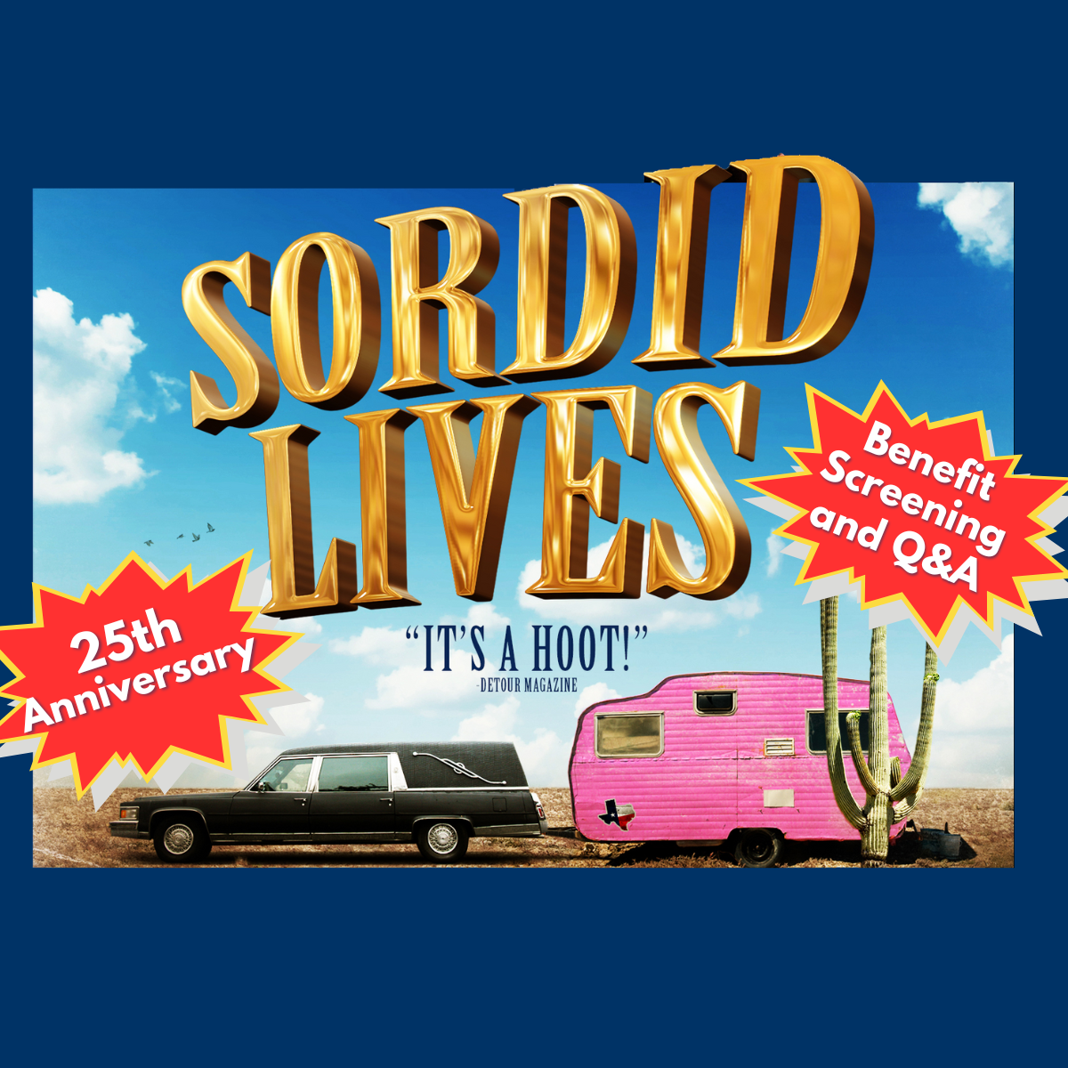 SORDID LIVES 25th ANNIVERSARY PALM SPRINGS PRIDE FUNDRAISER SCREENING - logo